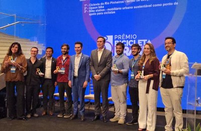 Prefeito Luciano Barbosa celebra mais uma conquista nacional da Ciclovia do Trabalhador