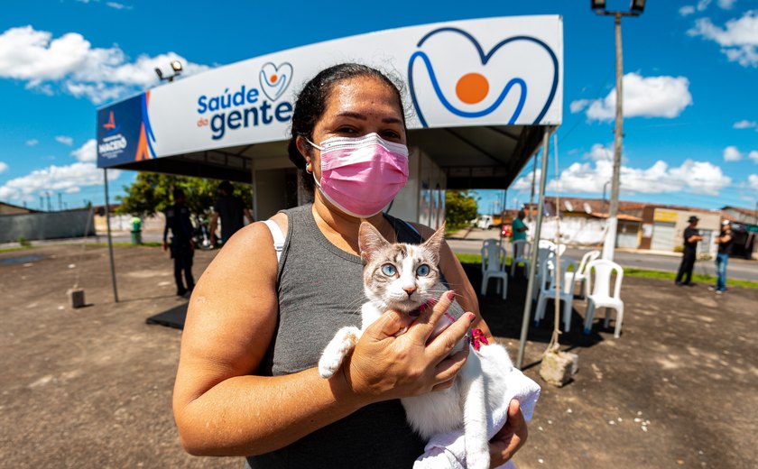 Saúde da Gente garante atendimento veterinário na parte alta de Maceió