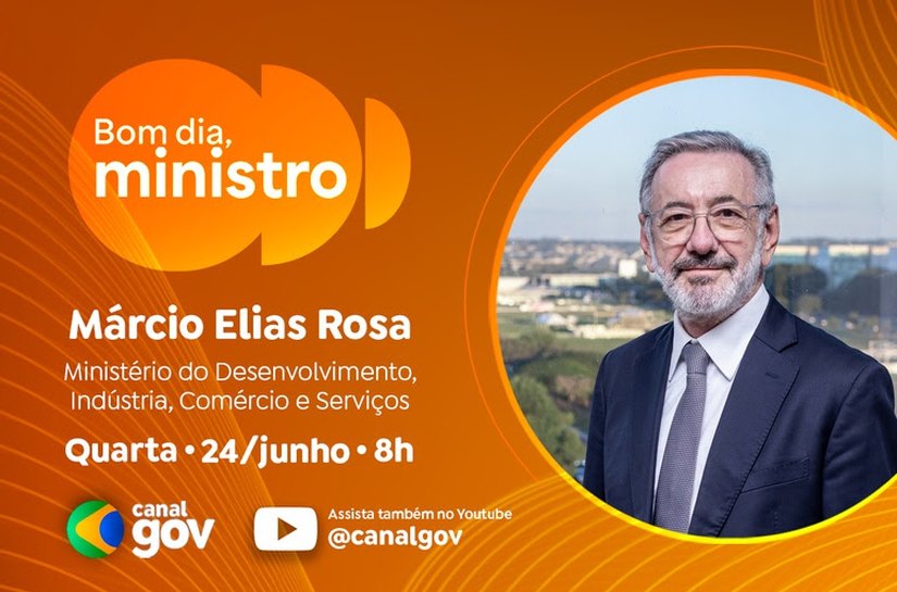 No “Bom Dia, Ministro”, Márcio Elias Rosa detalha aporte de mais R$ 140 bilhões à Nova Indústria Brasil