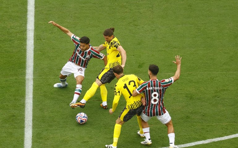 Flu domina Borussia, mas fica no 0 a 0 na estreia do Mundial de Clubes