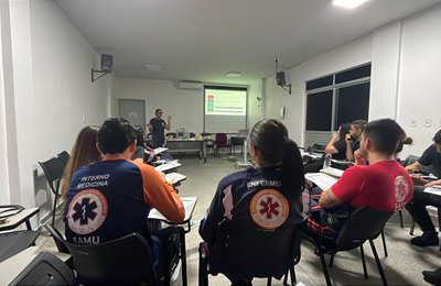 Samu Alagoas promove curso sobre reanimação e transporte de recém-nascidos