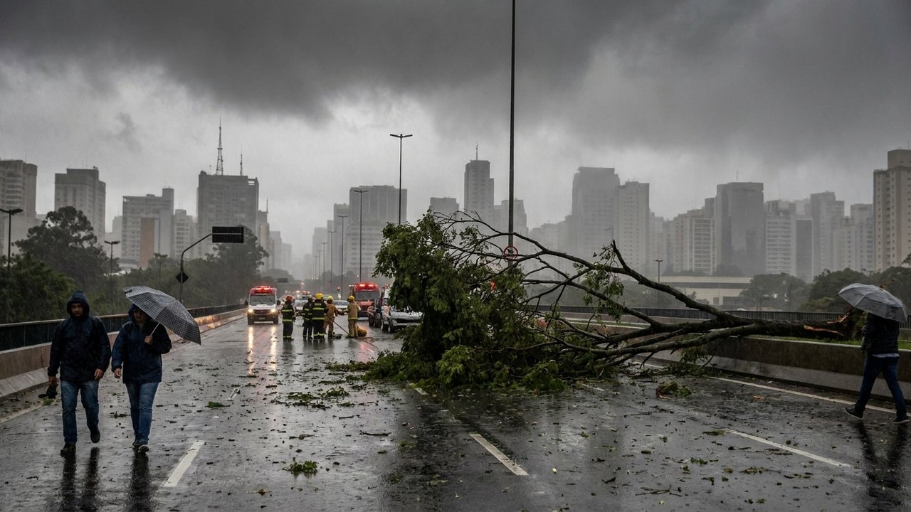 Veja até quando vai alerta de ventos fortes de até 100 km/h em São Paulo