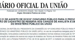 Concurso do MPU