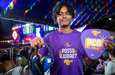 Idosos e crianças aproveitam o São João Massayó no camarote PCD