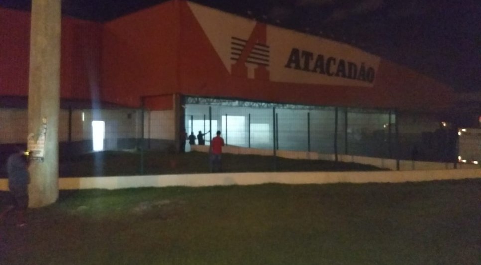 Incêndio no Atacadão / Foto: Atacadão