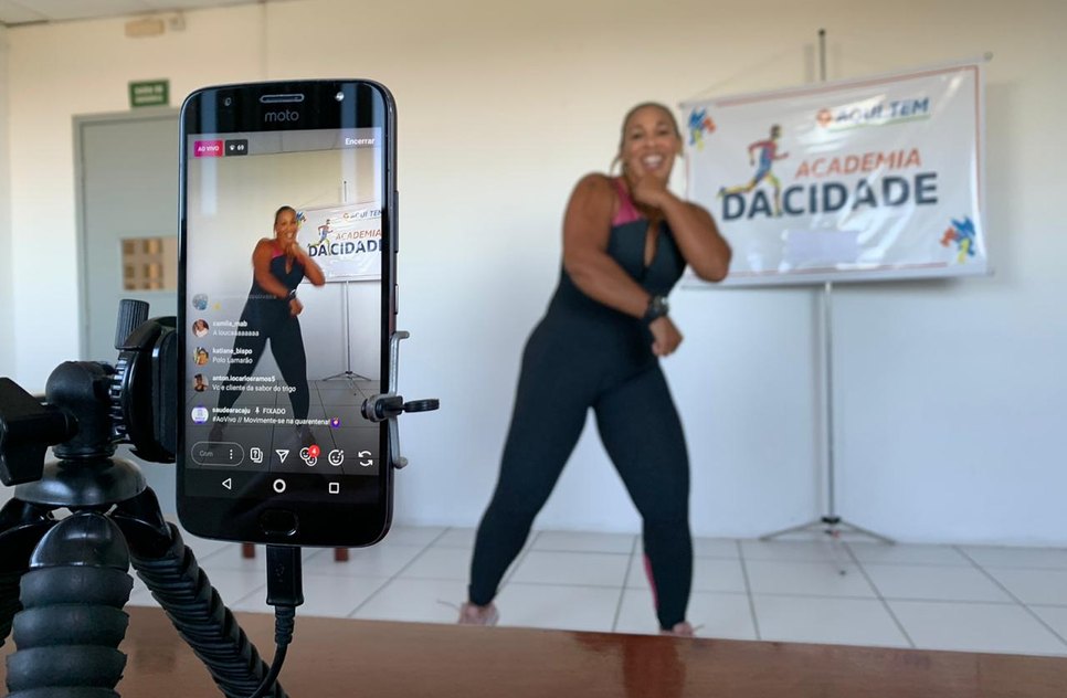 ACADEMIA DA CIDADE ONLINE / Foto: ASCOM/SMS