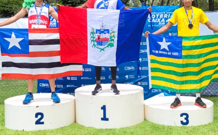 Troféu Norte-Nordeste Sub-16: aluno da rede municipal é campeão no salto triplo