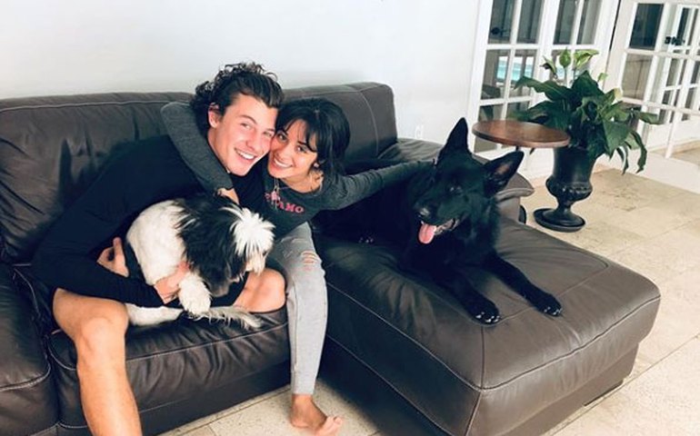 Shawn Mendes e Camila Cabello publicam foto nas redes sociais em quarentena