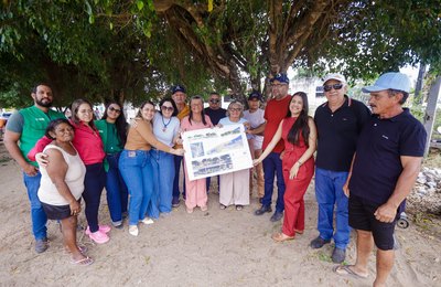 Pavimentação e revitalização de praça começam a transformar comunidade de Lages do Caldeirão