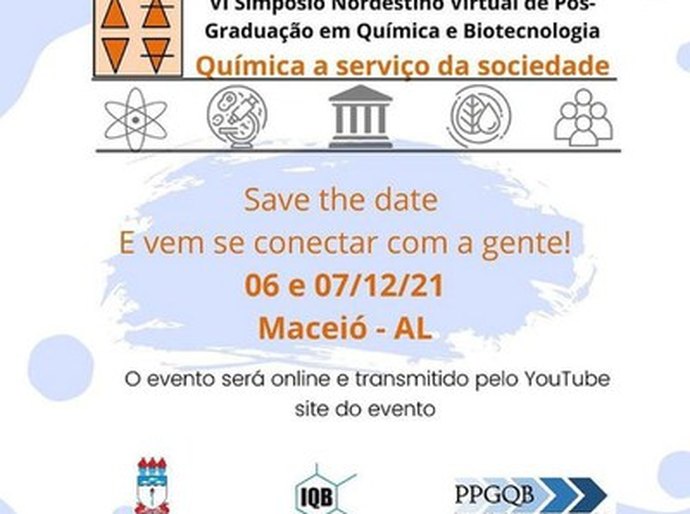 Simpósio Nordestino de Química da Ufal abre inscrições para submissão de trabalhos