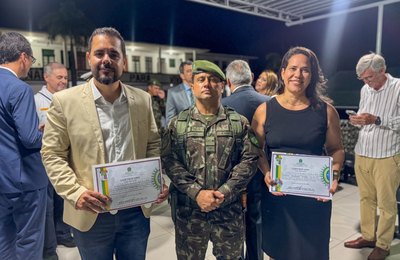 Semsc recebe Certificado “Amigo do Batalhão” durante os 187 anos do 59º BIMtz