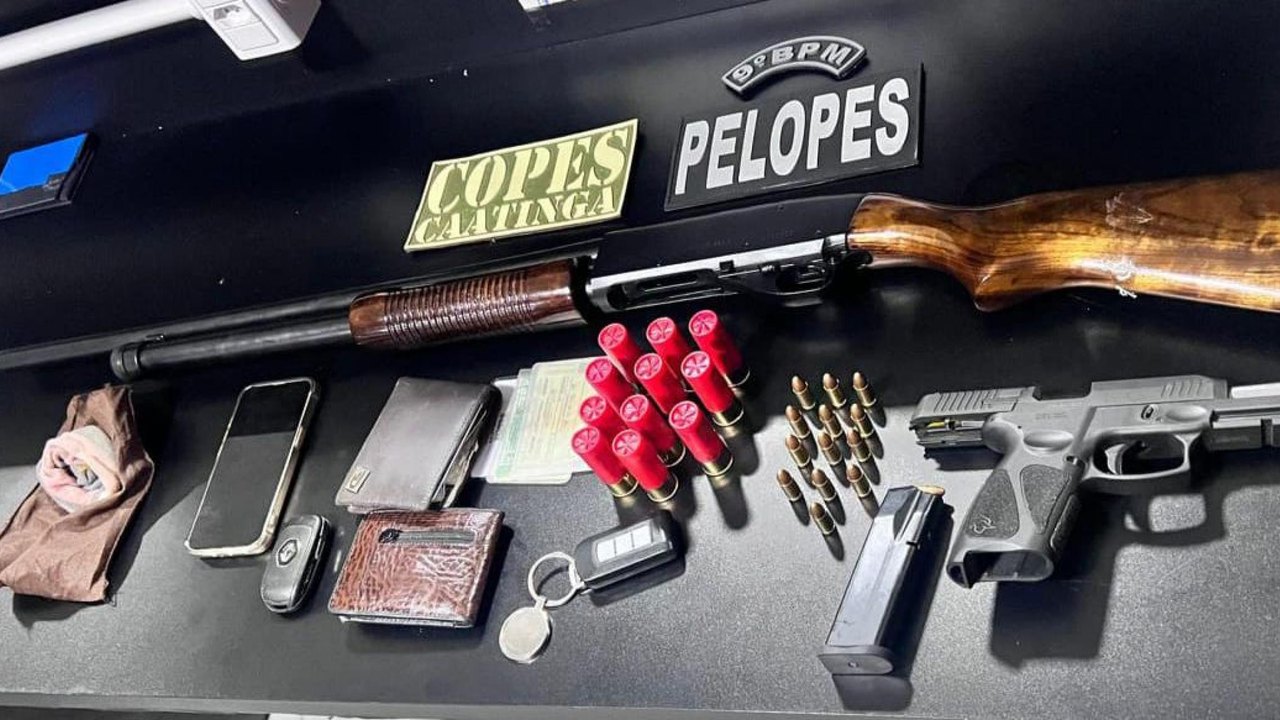 Em ações de combate ao crime, PM apreende armas, drogas e veículos no interior