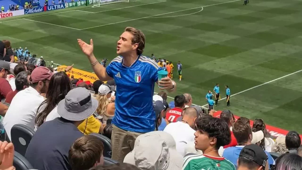 Torcedor italiano viraliza ao responder provocação durante jogo da Copa