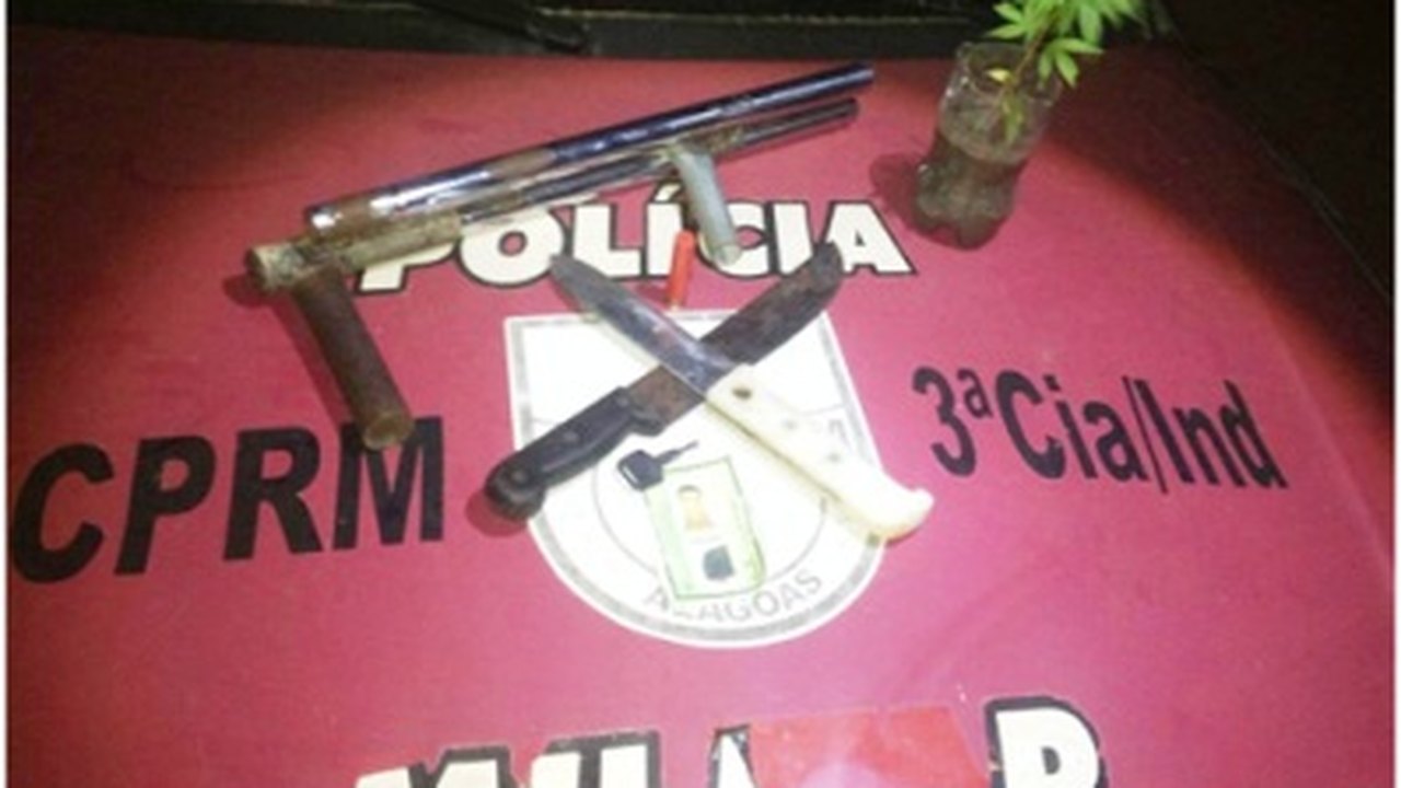 PM apreende três armas de fogo e um pé de maconha em menos de 72 horas no Litoral Norte