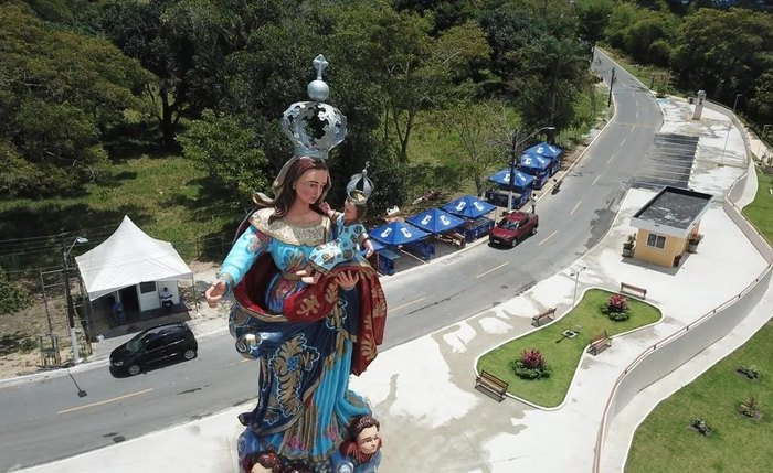 Estátua gigante no município de Pilar