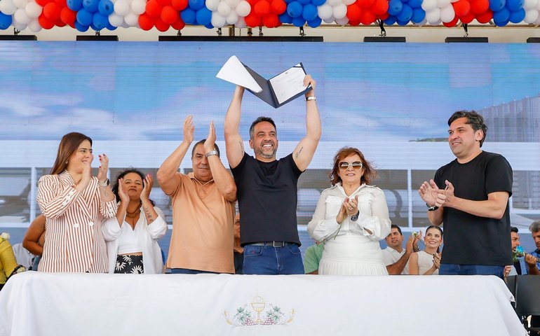 Governador Paulo Dantas dá início às obras da indústria Natville em Batalha