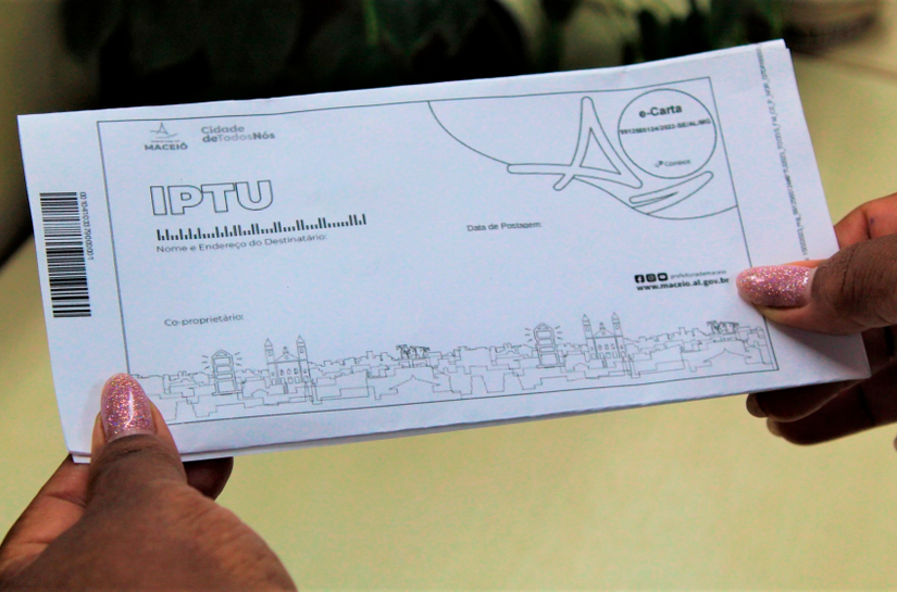 Secretaria da Fazenda de Maceió esclarece contribuintes sobre o envio dos carnês do IPTU 2025