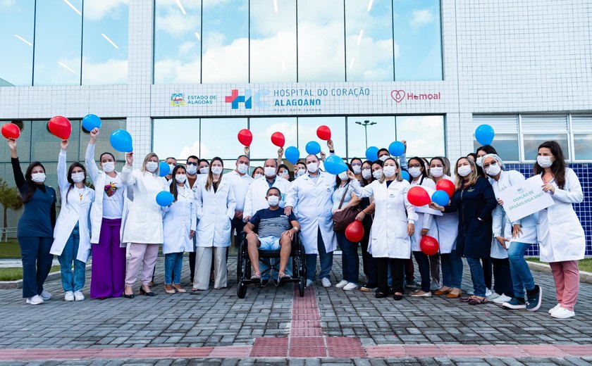 Segundo paciente submetido a transplante renal no Hospital do Coração Alagoano recebe alta