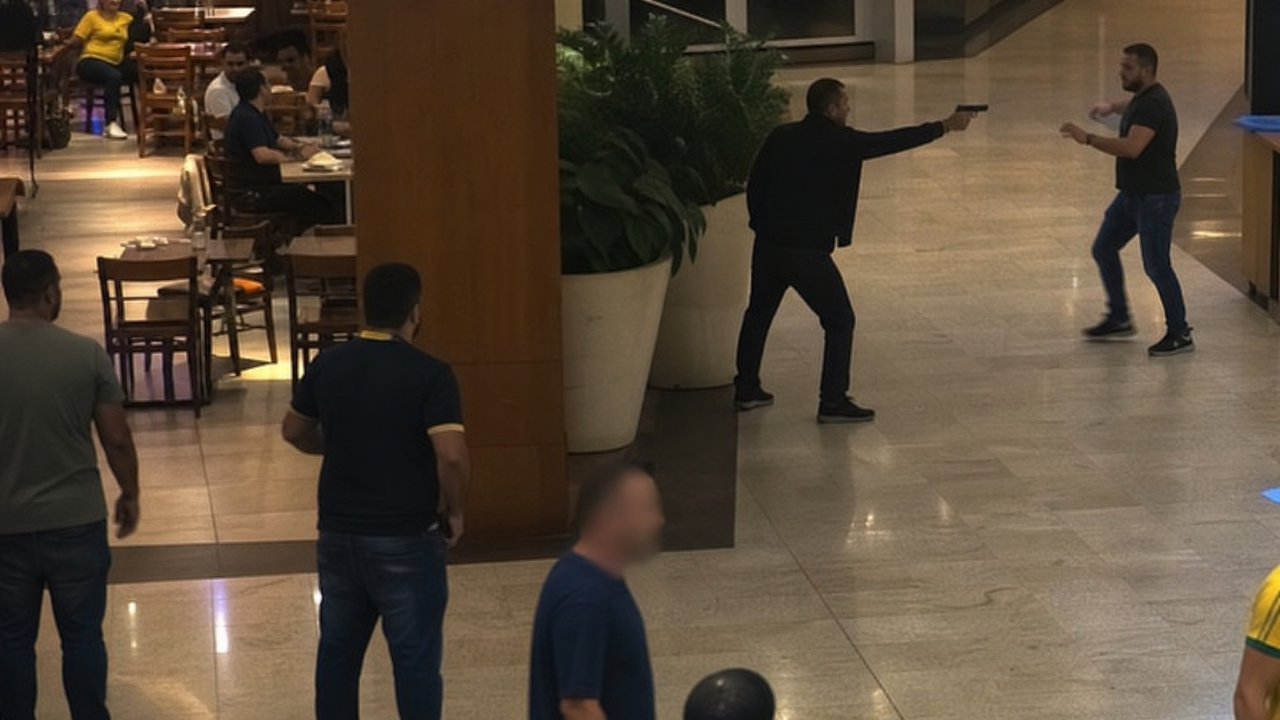 Homem saca arma em shopping de SP durante briga em jogo do Brasil