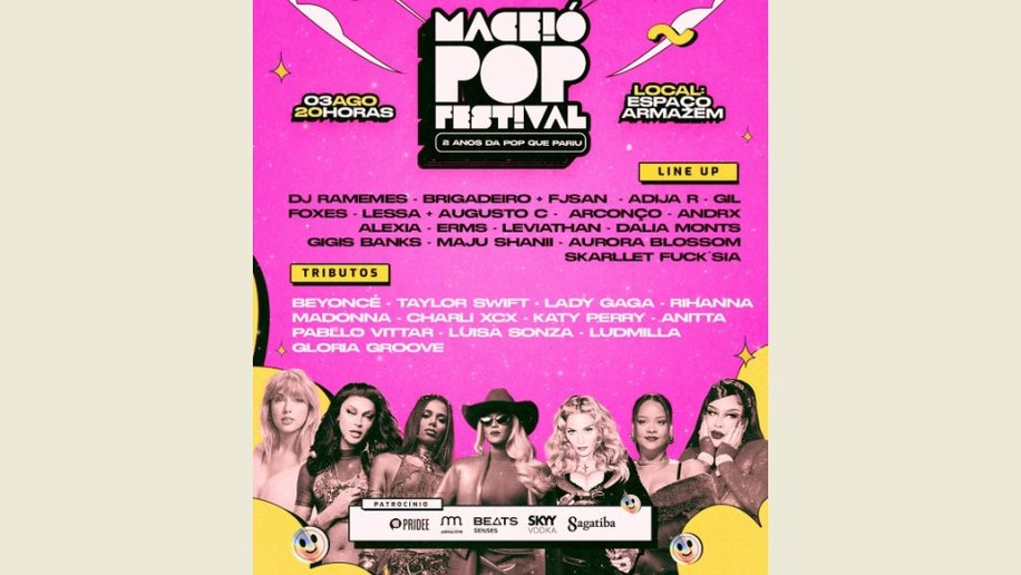 Festival de Música Pop terá primeira edição em Maceió com a presença de 18 DJ’s e performers