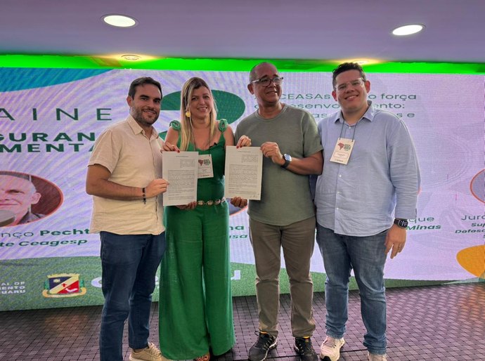 Davi Maia firma parceria para implantação de sistema inovador no Ceasa Alagoas durante encontro nacional