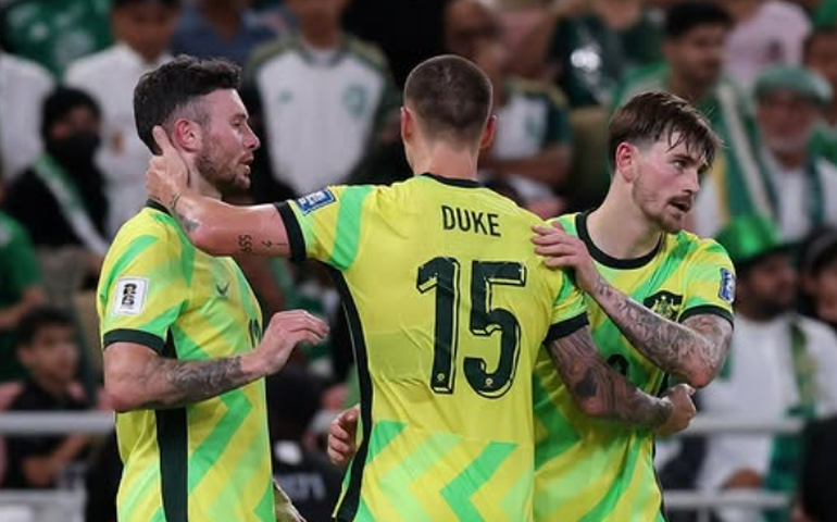 Austrália vence Arábia Saudita de virada e garante classificação para a Copa do Mundo de 2026