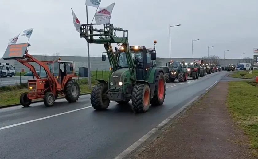 Agricultores franceses protestam contra acordo Mercosul-UE