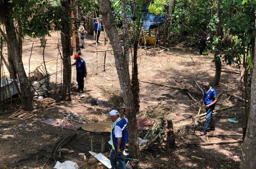 Fiscalização municipal flagra crime ambiental no Residencial Maceió I