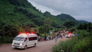 Linh Pham/Getty Images caverna tailândia