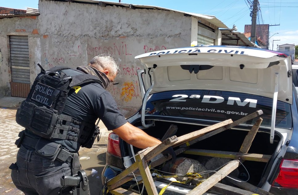 Confronto termina com pai morto e filho preso em Aracaju / Foto: Foto: Marcos Couto/TV Atalaia