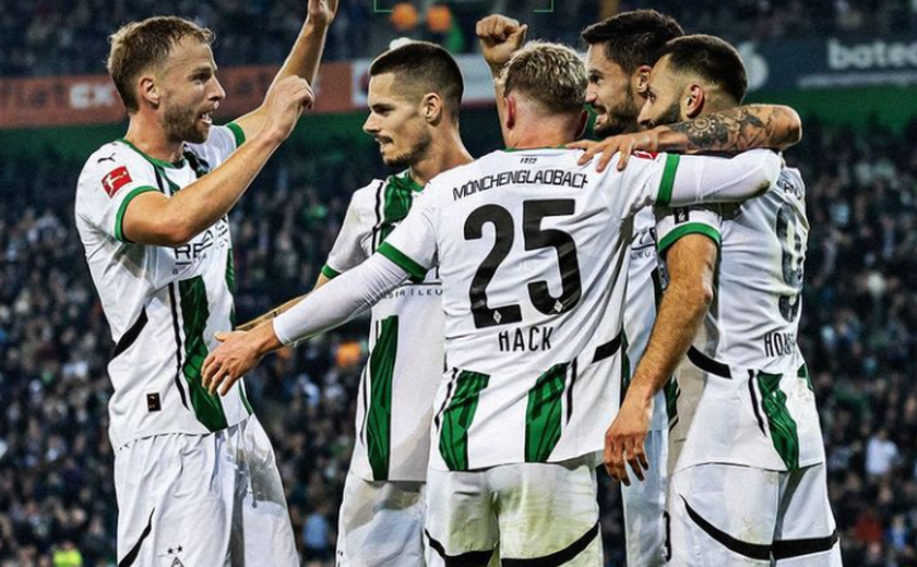 Monchengladbach goleia Bremen e sobe para o 9º lugar do Campeonato Alemão