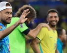 Ancelotti aguarda ressonância para saber se Neymar treina com a Seleção na próxima semana - Foto: Buda Mendes/Getty Images