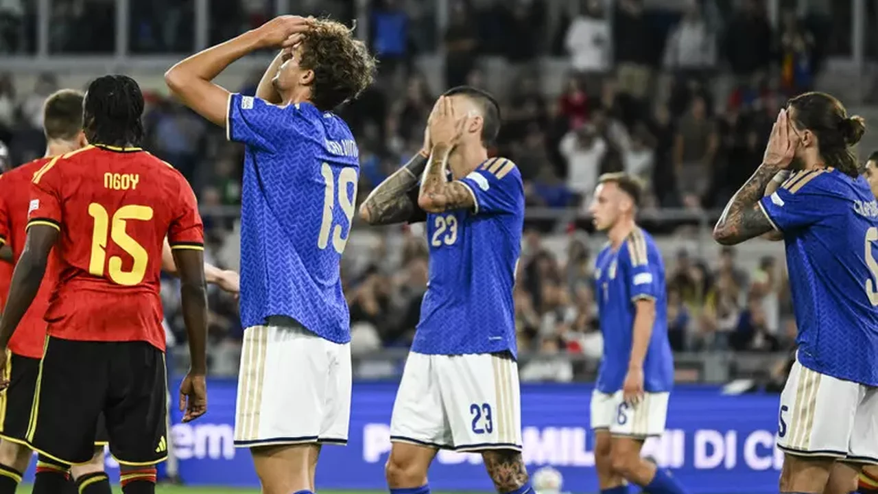Sob vaias em Roma, Itália cai diante da Bélgica na Liga das Nações