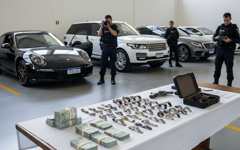 Caso Master: Polícia Federal apreende carros de luxo, relógios, dinheiro vivo e arma em nova fase