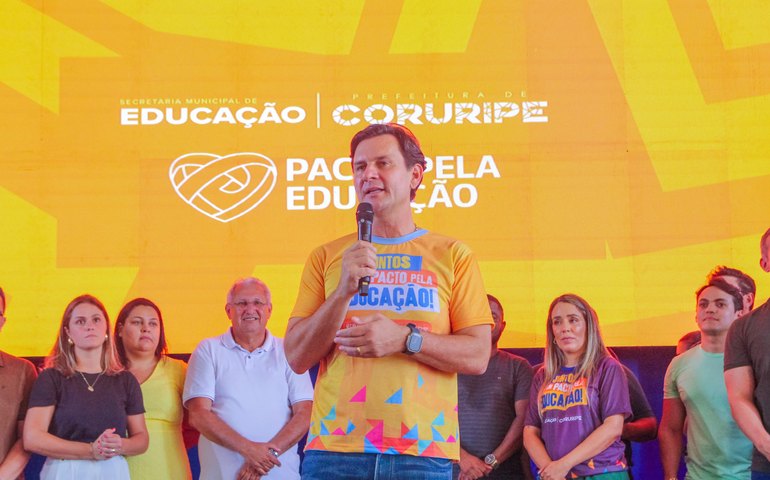 Coruripe vai continuar sendo a melhor educação de Alagoas, afirma prefeito Marcelo Beltrão