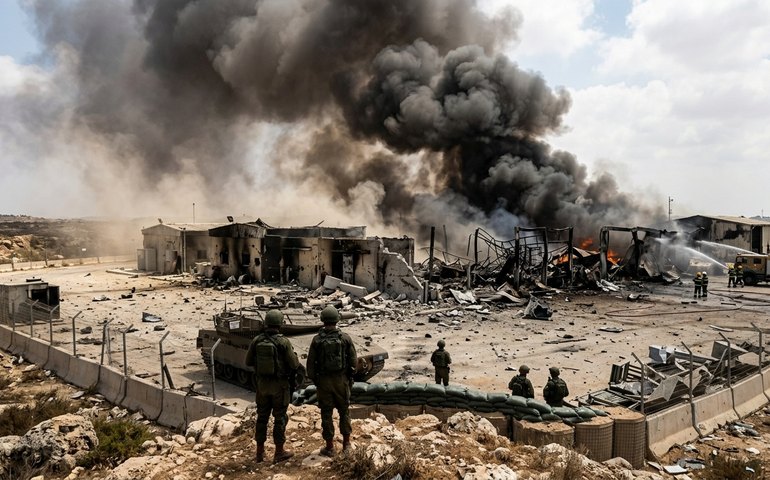 Forte explosão em base militar de Israel chama atenção nas redes sociais