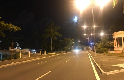 Avenida da Paz recebe serviços de sinalização da prefeitura de Maceió