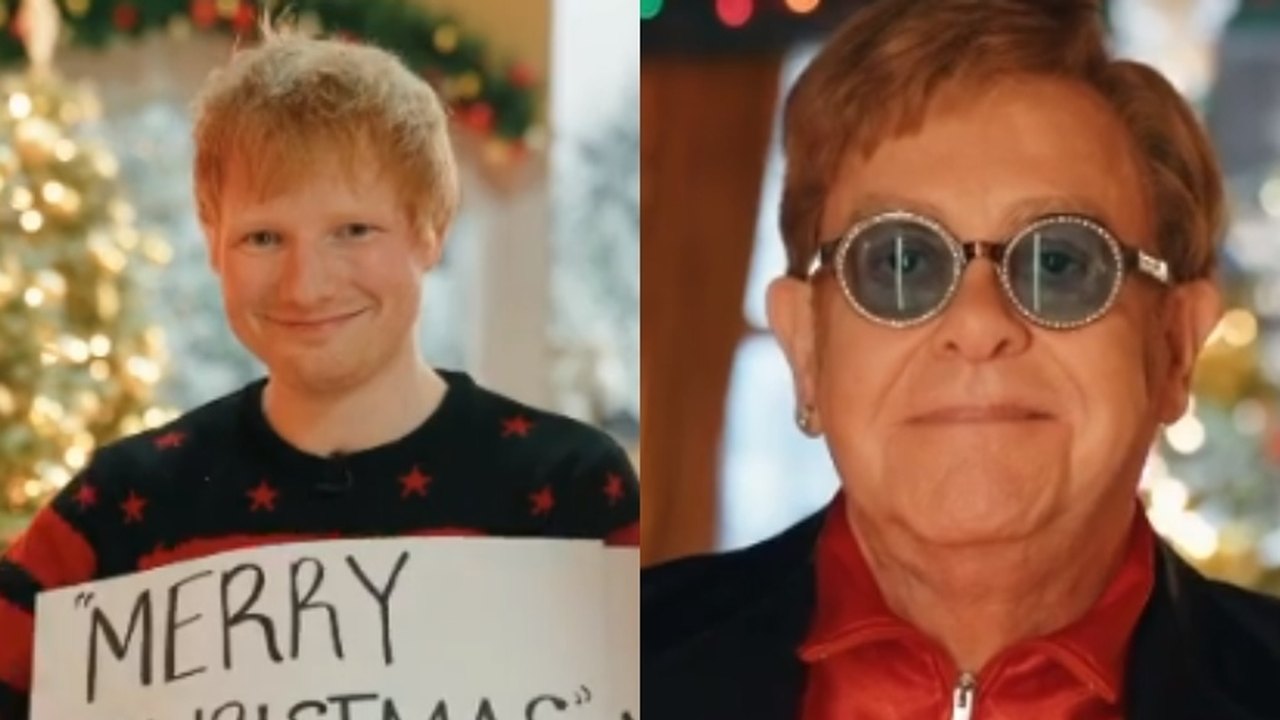 Ed Sheeran anuncia nova canção de Natal com Elton John