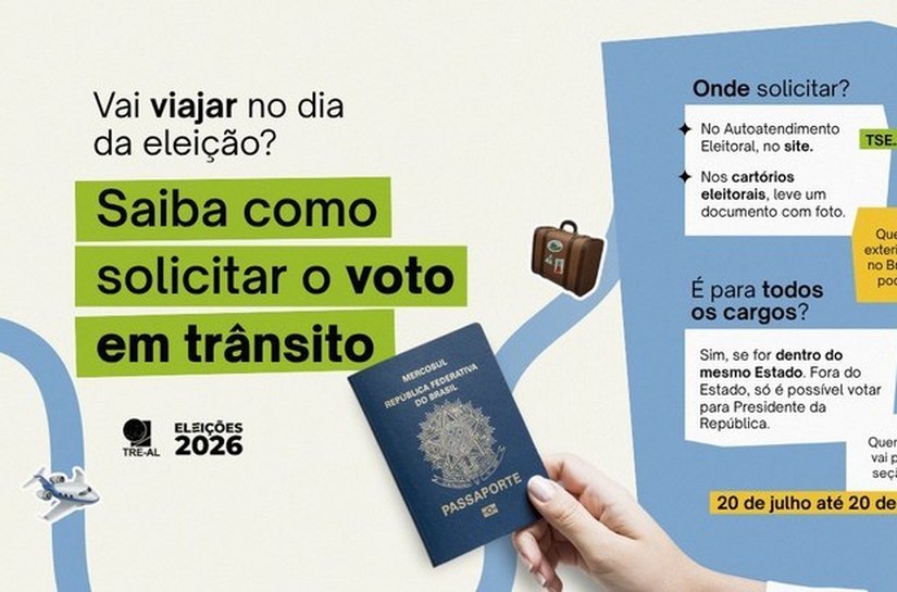 Prazo para solicitar voto em trânsito termina nesta quinta-feira (20)