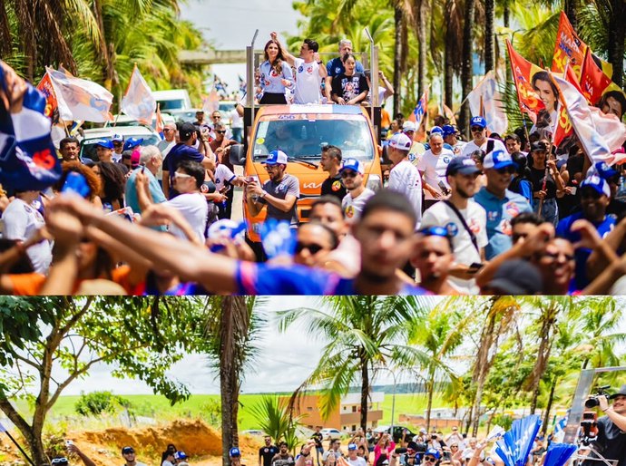 Caravana da Mudança percorre quatro cidades e reúne multidões em apoio a JHC