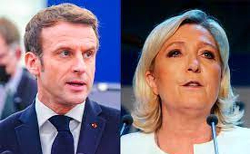 Pesquisas mostram partido de Le Pen bem à frente do grupo de Macron antes do 1º turno