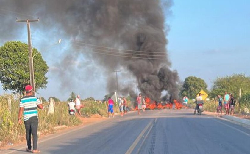Novos protestos contra mineradora são iniciados na Rodovia AL 486 no Agreste