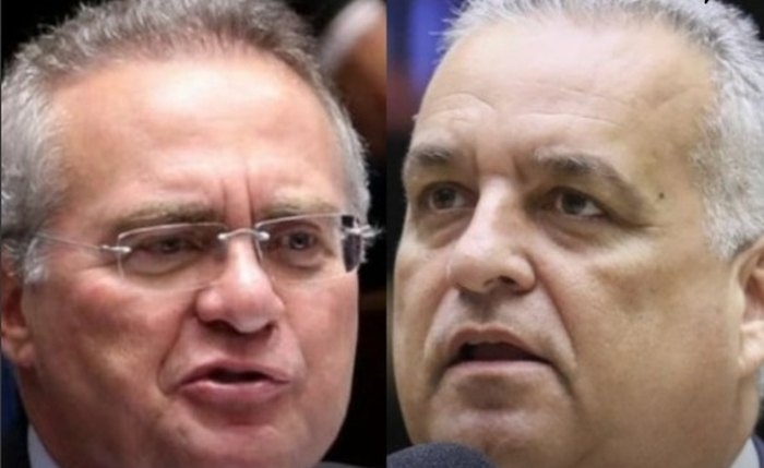 Renan Calheiros e Alfredo Gaspar