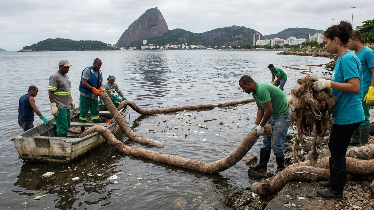 Lixo que limpa: a tecnologia dos fios de cabelo na despoluição dos mares
