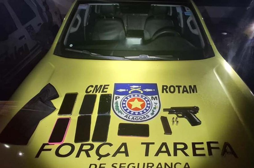 PM desarticula grupo envolvido em roubos na Região Metropolitana de Maceió