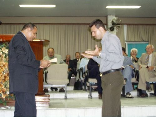 Grujope durante a apresentação