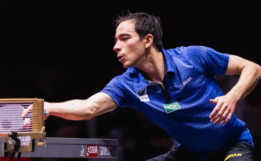 Hugo Calderano conquista prata inédita no Mundial de Tênis de Mesa