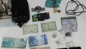 Casal é preso enquanto fazia entrega de maconha, cocaína e crack em Nossa Senhora da Glória / Foto: Foto: Polícia Militar/SE
