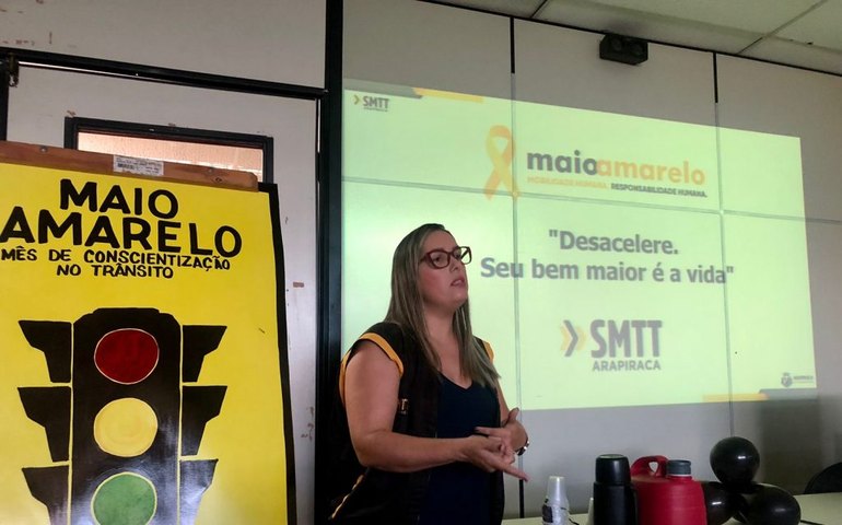 SMTT comemora ações educativas realizadas em empresas no Maio Amarelo