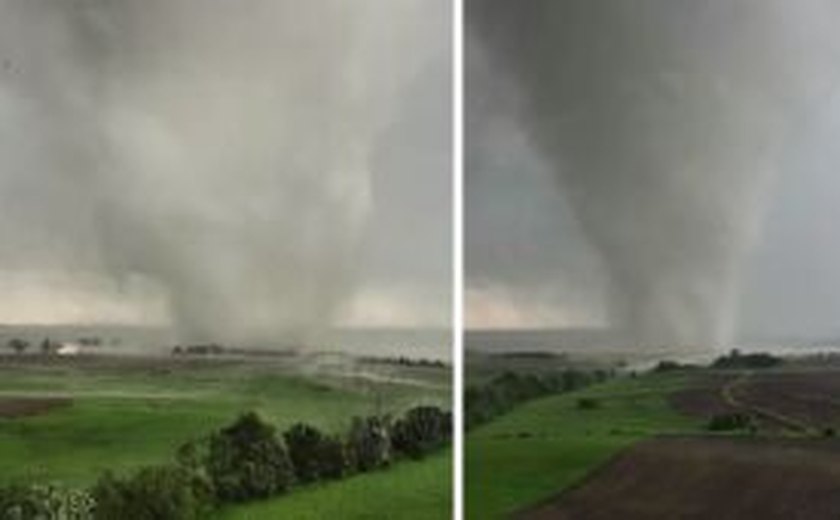 Vídeo mostra violência do tornado que devastou cidade em Iowa, nos EUA